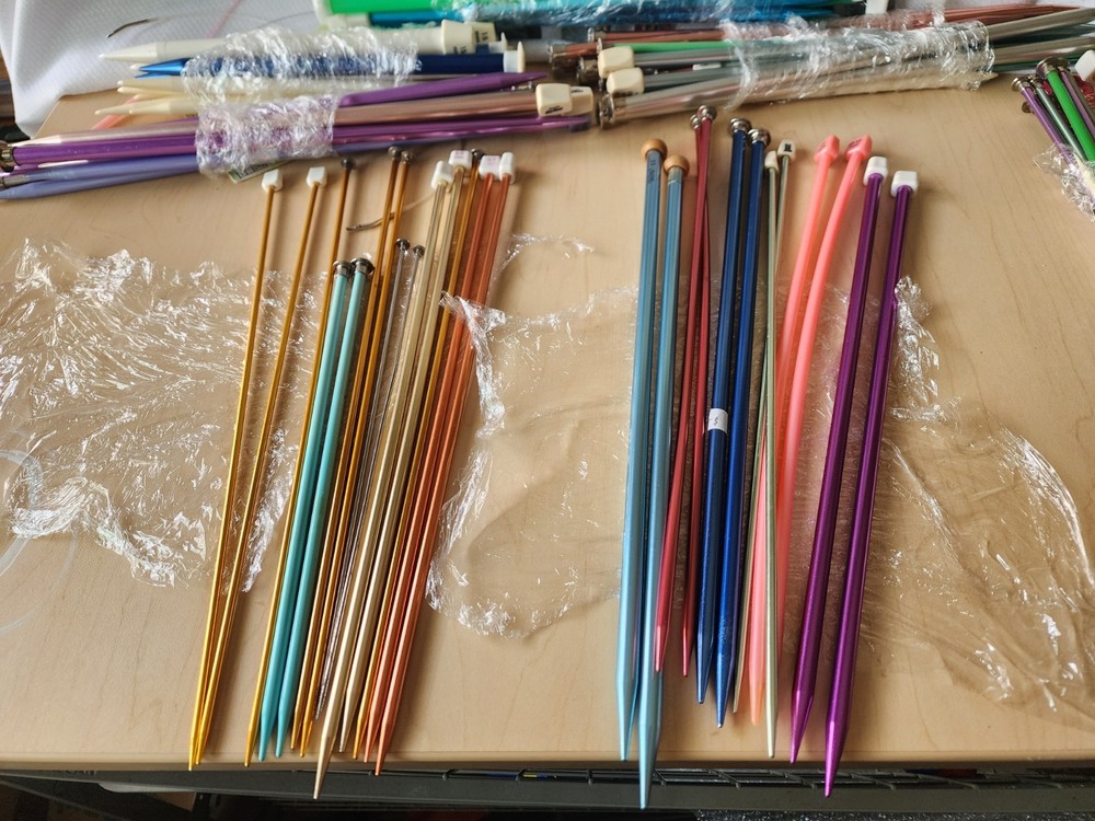 Lot Of Knitting Needles