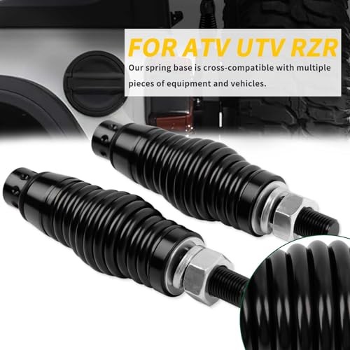 2PCS Whip Lights Barrel Spring Mounting Base LED Whip Lights Spring Base