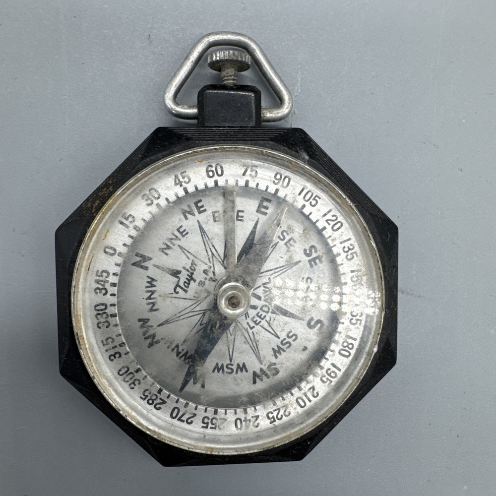 Vintge Taylor Leedawl Compass Bakelite Camping Hunting