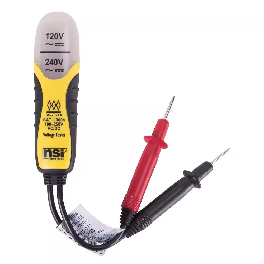 120-Volt or 240-Volt Twin Probe Tester