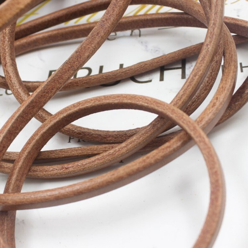 1Meter First Layer Cowhide String Genuine Leather Cord Rope Strap for Crafts DIY