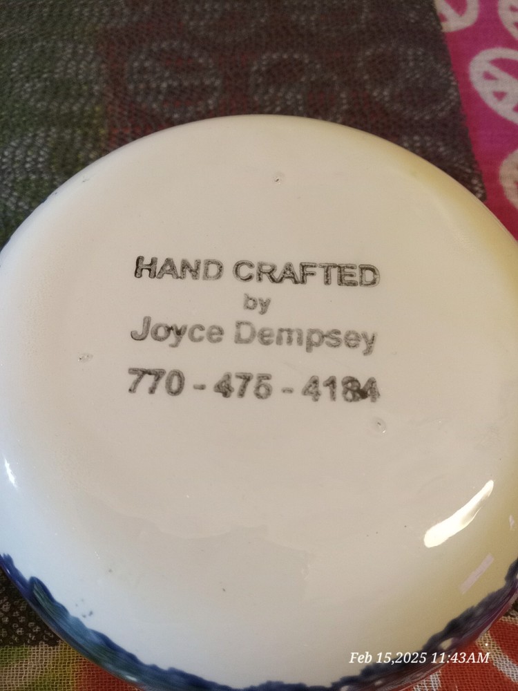 Joyce Dempsey Hand-Crafted Apple/Onion Baker Set