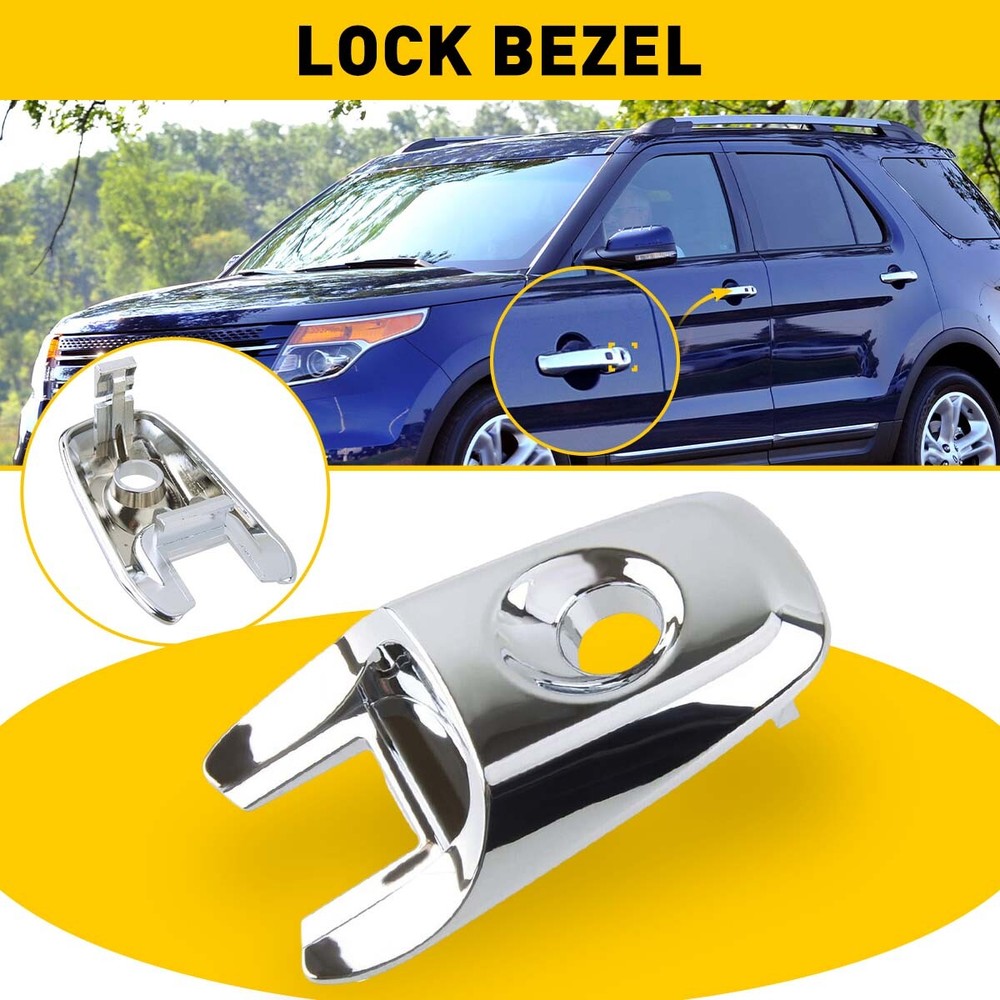Exterior Outside Door Handle Chrome Front LH Driver Side for Explorer Edge New