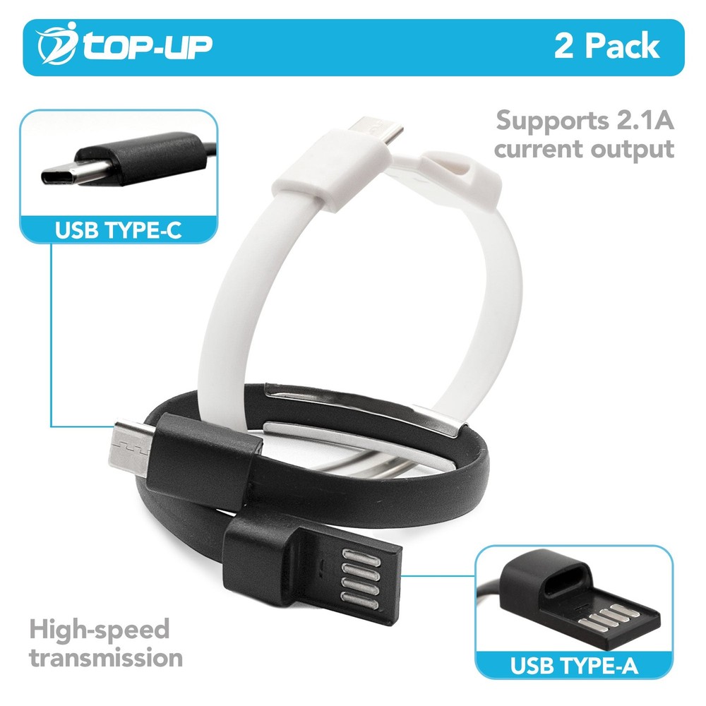 Top-Up USB Bracelet Charger | Charging Data Cable