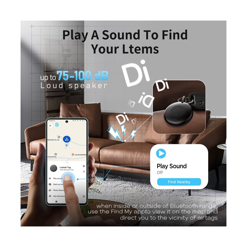 2025 Air Tracker Tags-4 Pack Item Locator for Android & iOS Blu... FAST USA SHIP