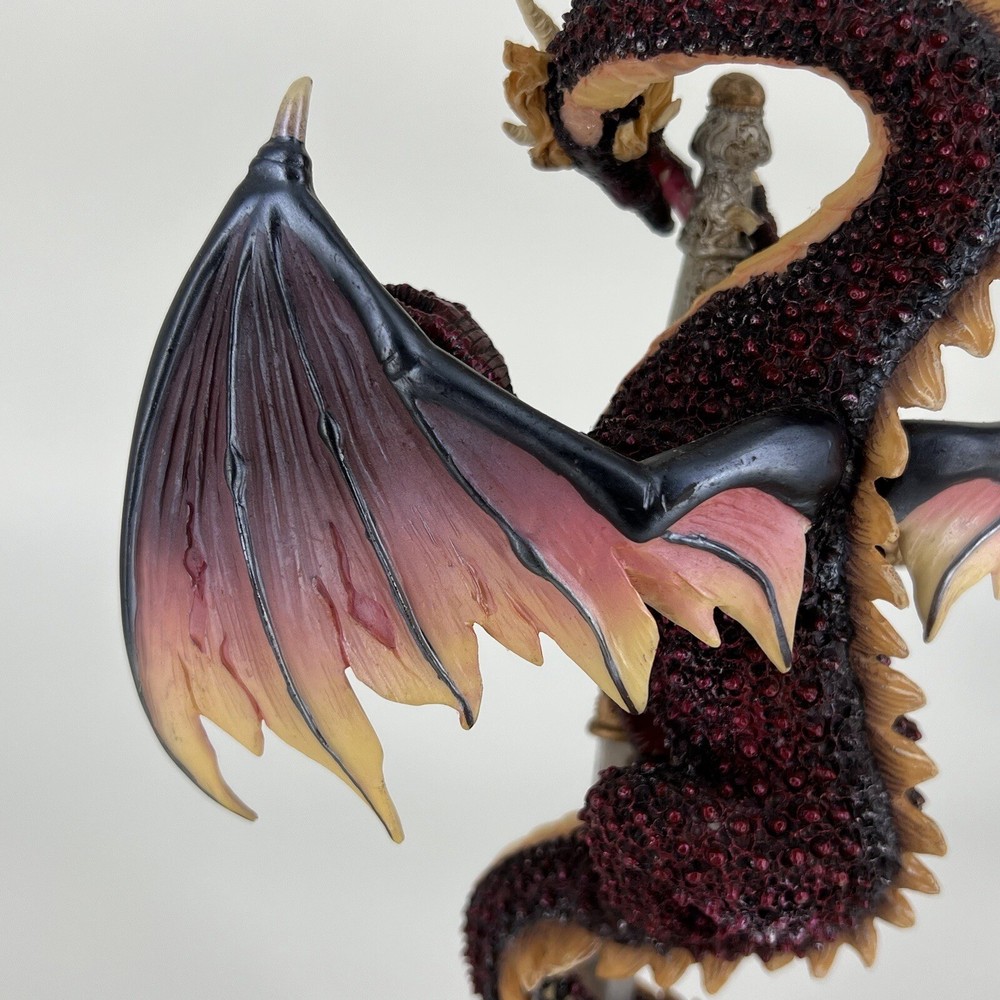 Sword in Stone Dragon Statue Figurine