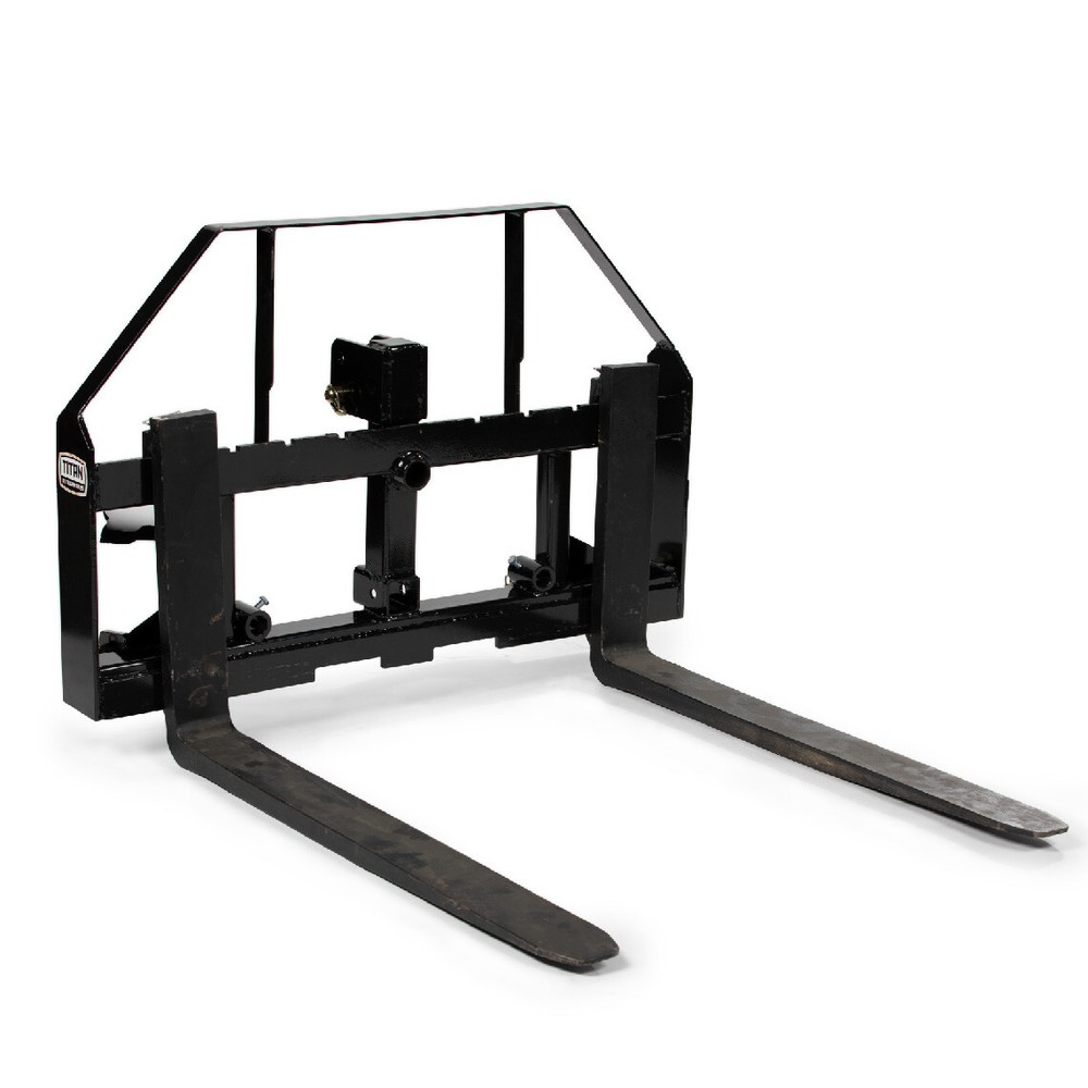 Titan Attachments 42-in Pallet Fork Hay Frame Attachment with Rack