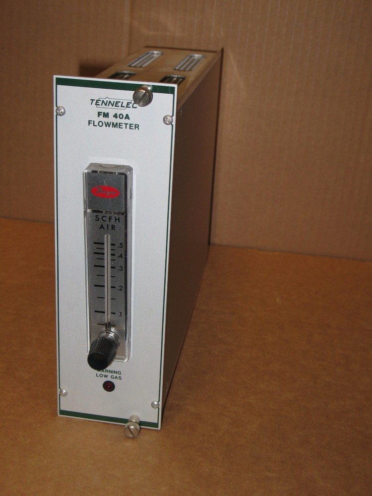 TENNELEC FM 40A FLOWMETER NIM BIN MODULE PLUG IN