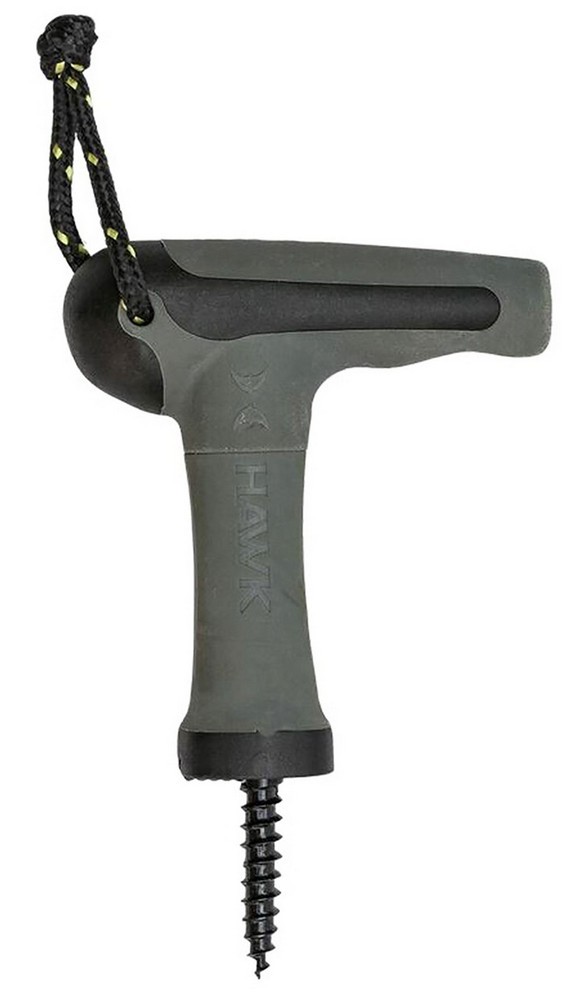 Hawk Accessory Holder Jab Handle Tree Hook Capacity 40 lb Black- 3015