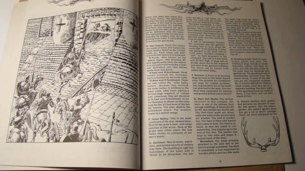 MODULE CASTLES CITY OF HART *NICE COPY* COMPLETE ORIGINAL DUNGEONS DRAGONS