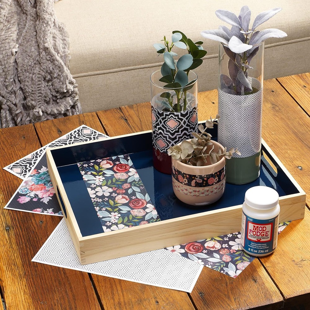 Mod Podge Super Gloss Multi Surface Decoupage Glue 8 Oz Clear Finish