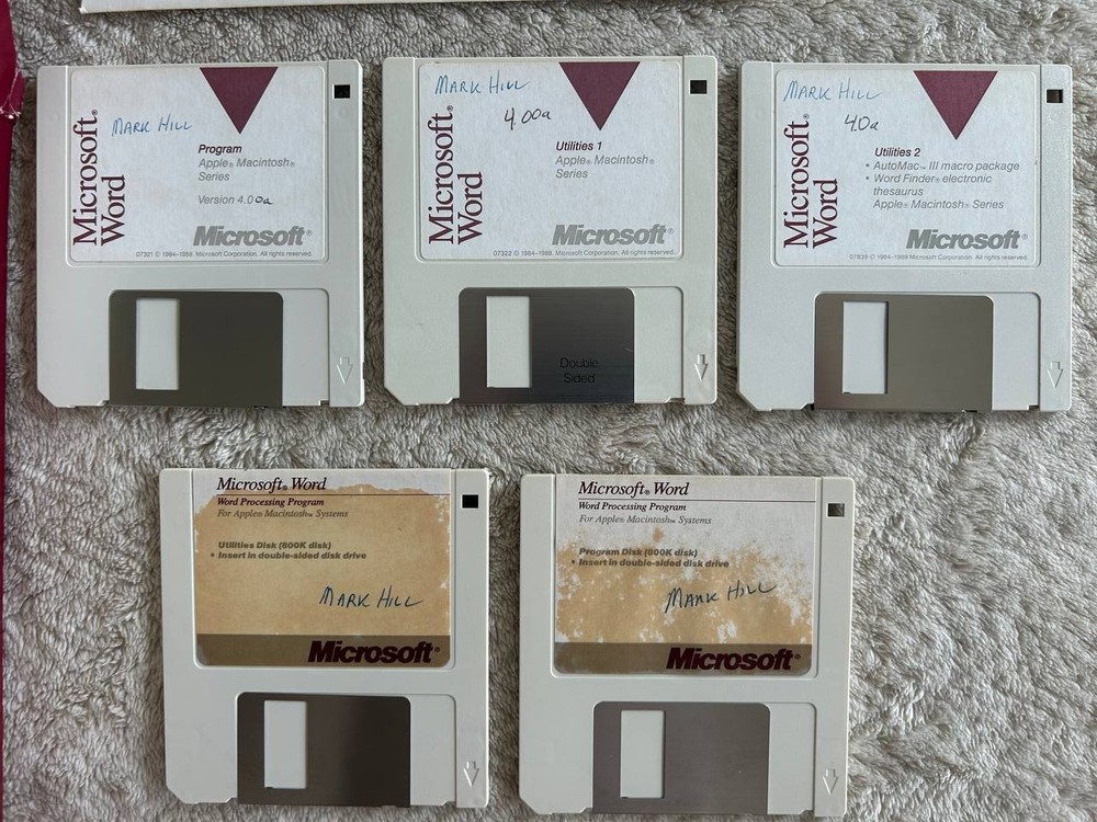 Microsoft Word 4.00 AE for Apple Macintosh Systems