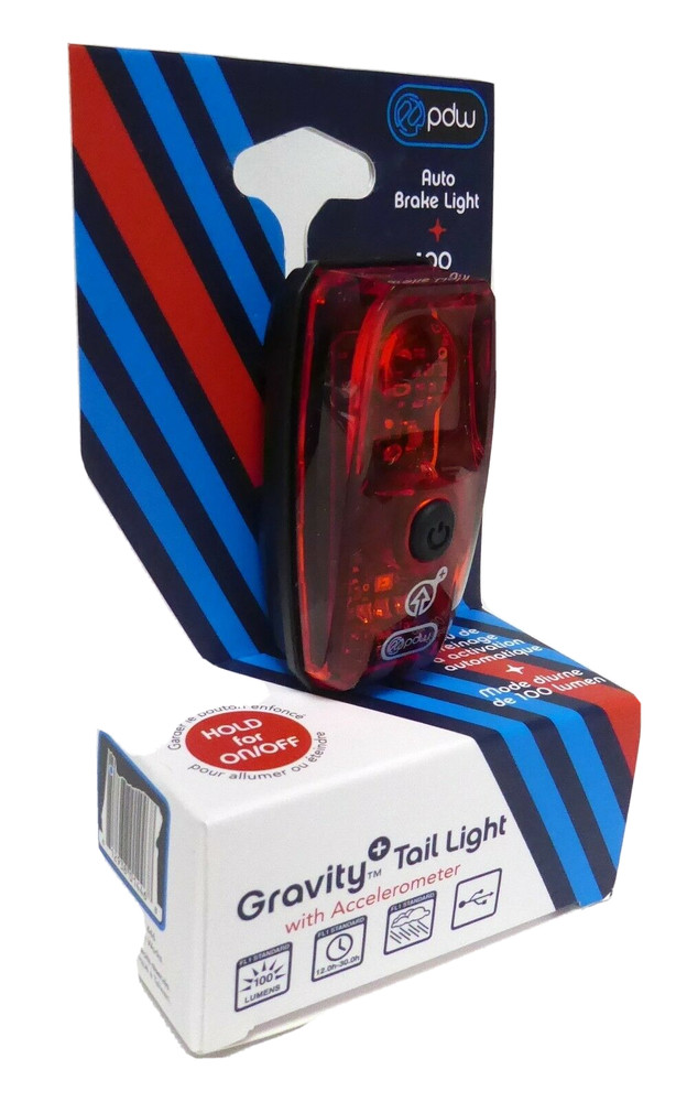 PDW Gravity+ Plus USB Tail Light with Autobrake