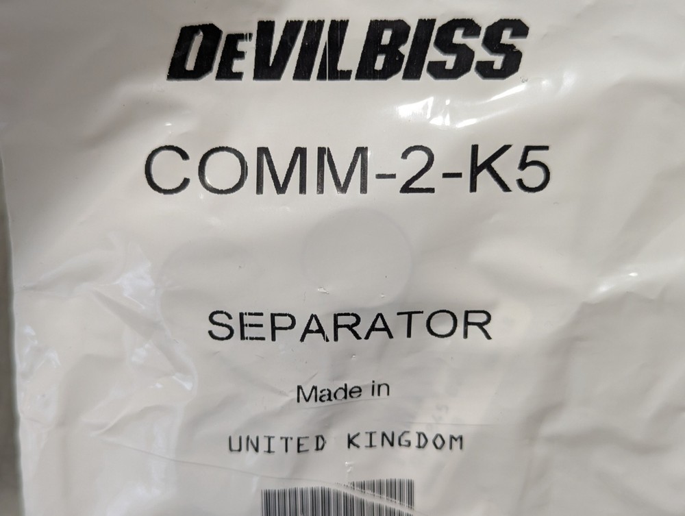 Pack of 5 Genuine DeVilbiss Compact Mini Separators COMM-2-K5 NEW
