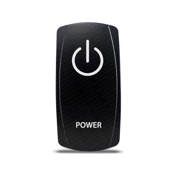 CH4X4 Marine Rocker Switch Power Symbol
