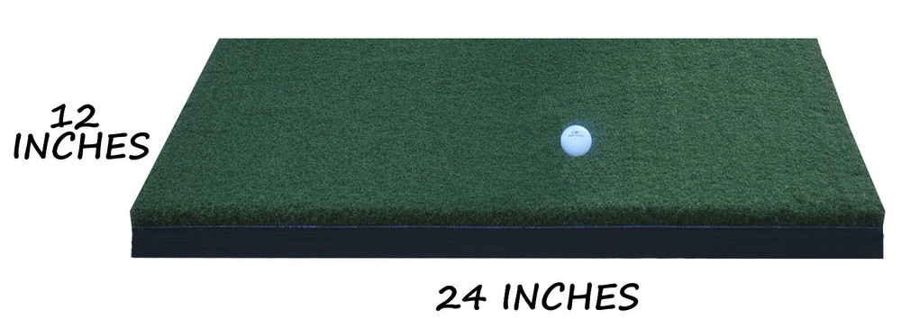 12" x 24" Nylon Golf Mats Turf Chipping Driving Range Practice Mat Training Aid