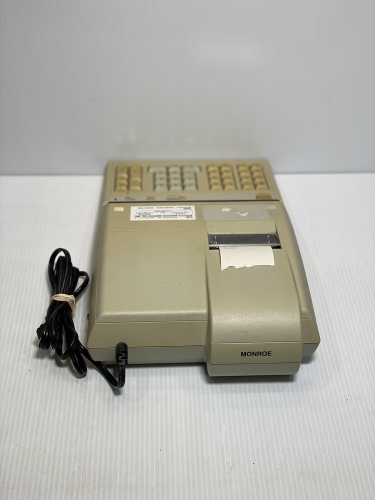 Monroe Business Systems Calculator Adding Machine Model 7130 - Works Great!!