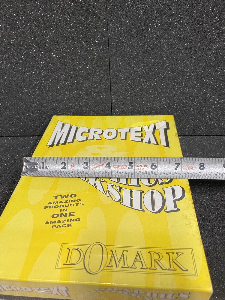 Microtext & Graphics Workshop for the Commodore Amiga 500 1000 2000 Computer NEW