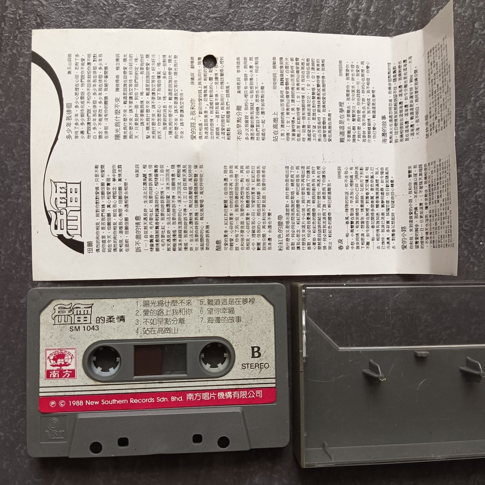 03- 岳雷 = 的柔情 = 马来西亚版 磁带 Malaysia Cassette