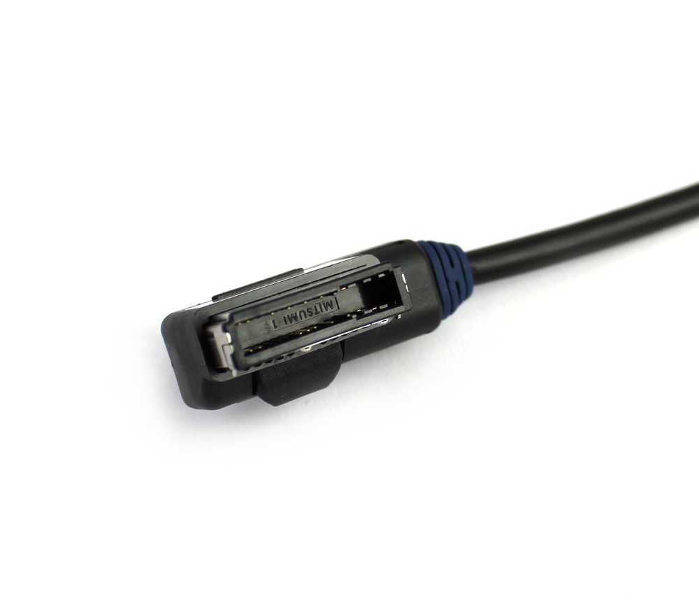 Adapter Cable Audi Music Interface Apple Device Dock Connector, Blue Grommet 4F0