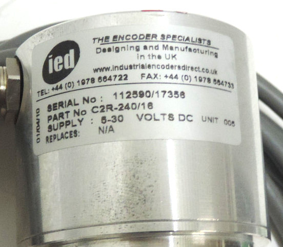 NEW IED ENCODER C2R-240/16 SUPPLY: 5-30 VDC
