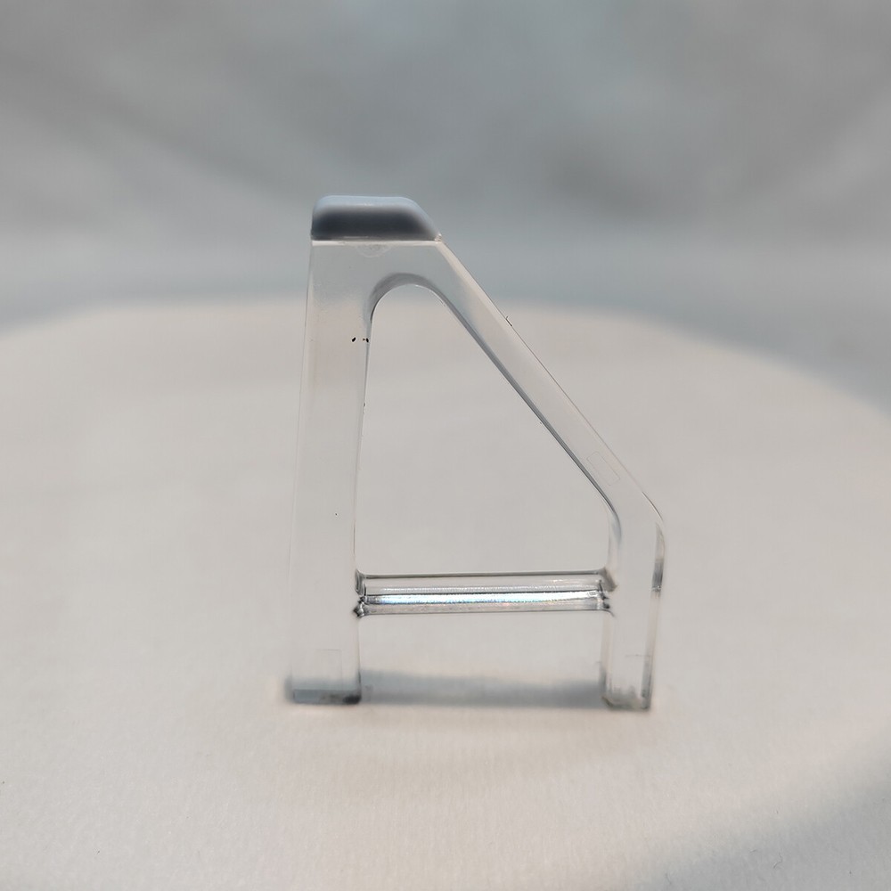 For PS5 Slim Horizontal Bracket Anti-slip Triangular Clear Mount Stand Support