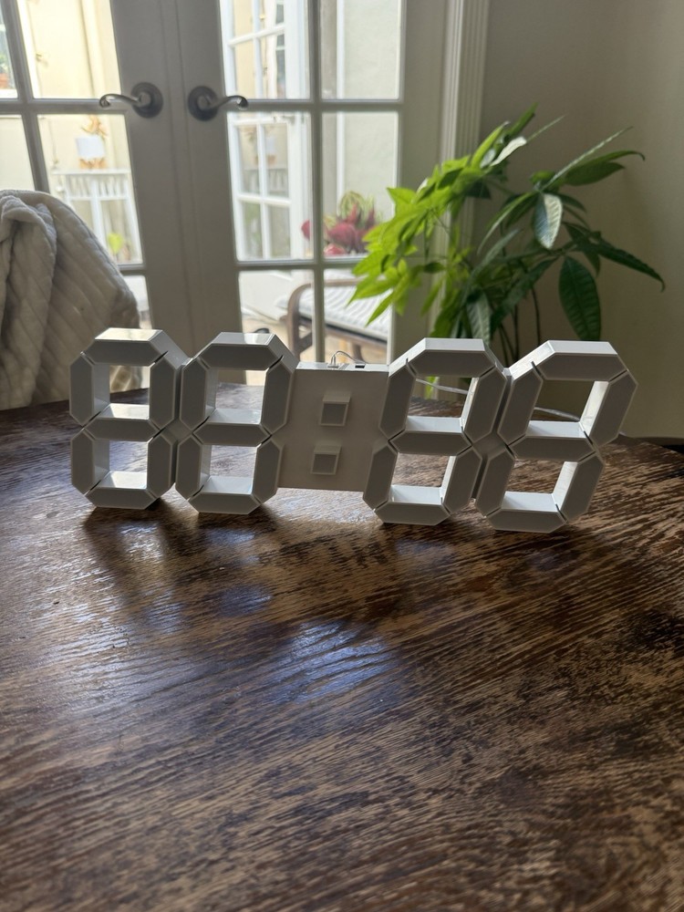 RGB Wall Clock Digital Lighting Alarm Clock Brightness