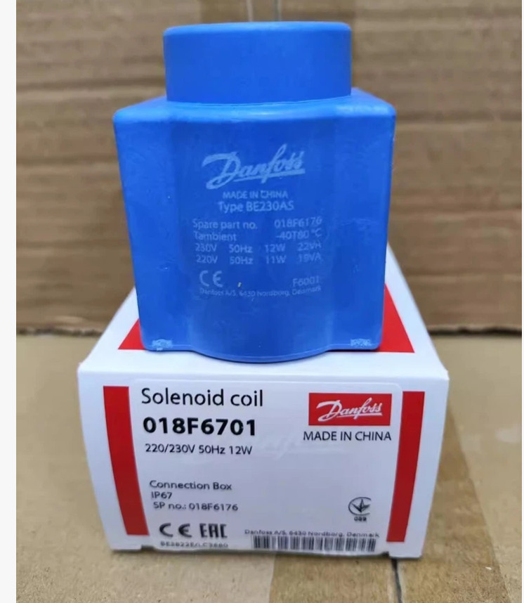 NEW Danfoss 018F6701 Solenoid Valve Coil