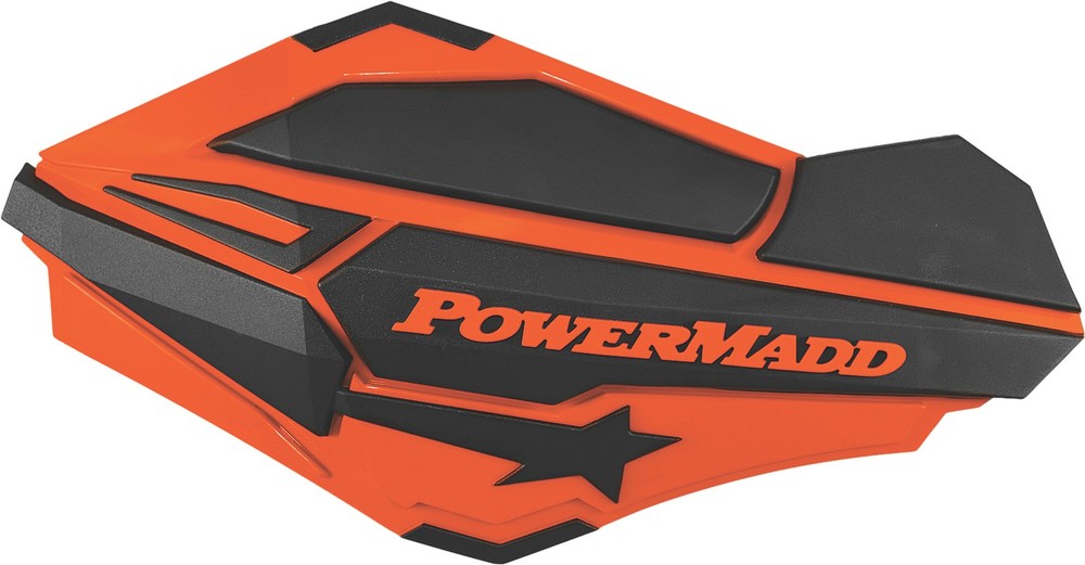 PowerMadd Sentinal Handguards Orange/Black MPN 34405