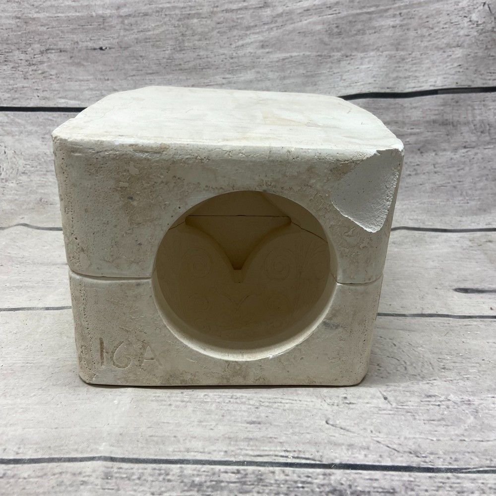 Vintage 1969 Duncan Ceramic Casting Mold Ornate Egg #16A