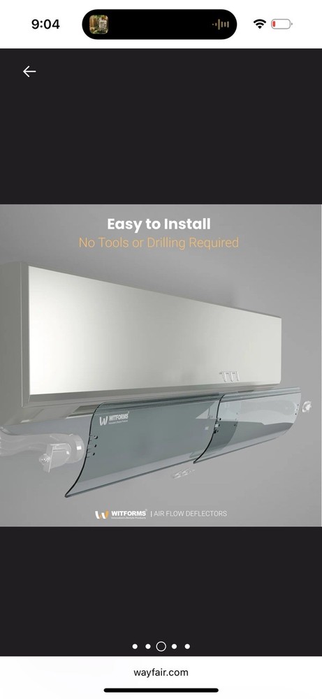 WITFORMS A/C AIR DEFLECTOR