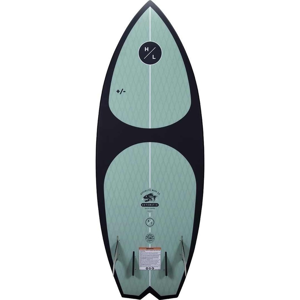 Hyperlite Automatic Wakesurfer Black/Mint 4ft 7in
