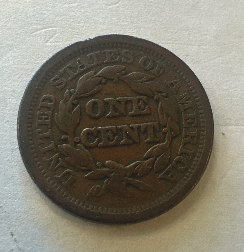 1850 large cent