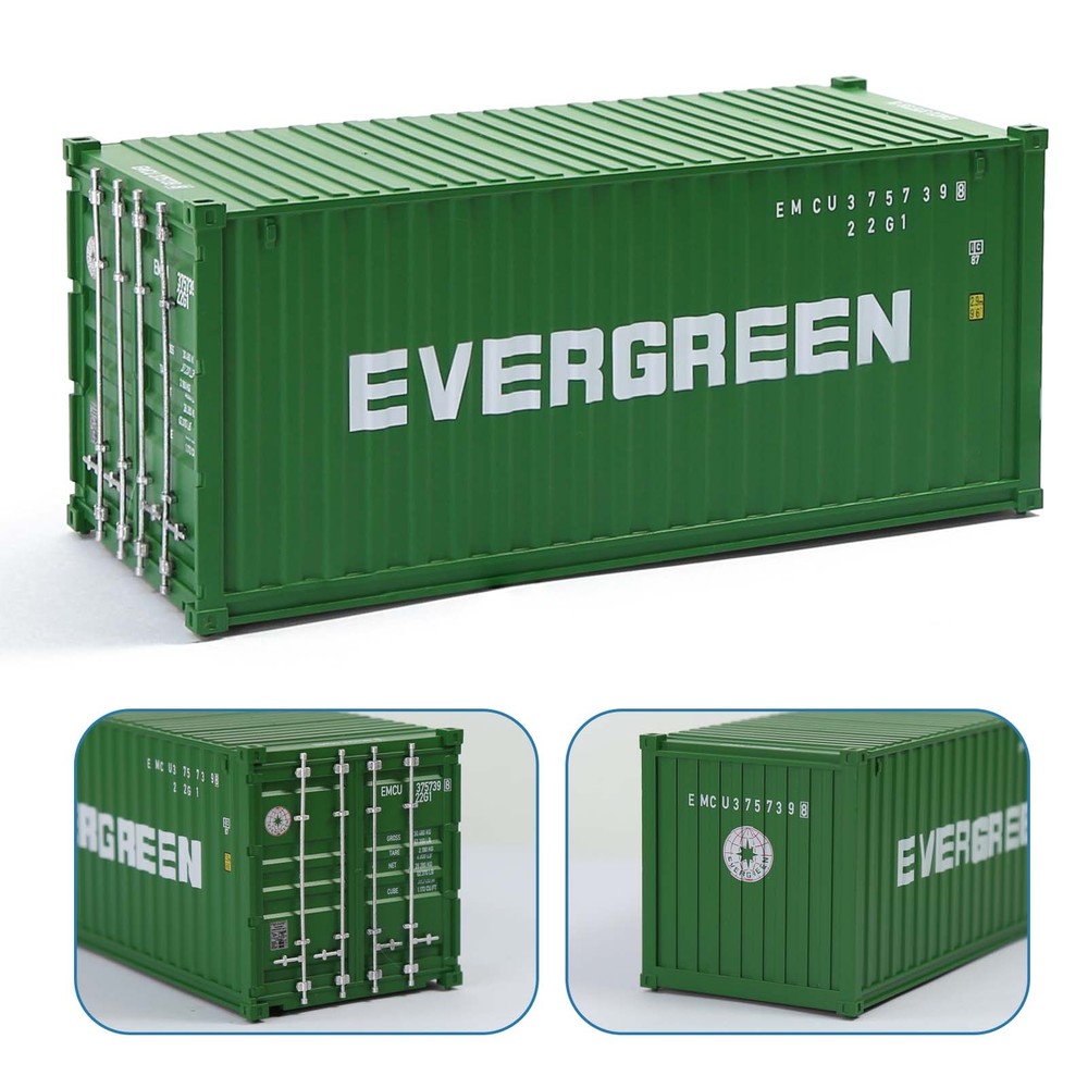 Evemodel O Scale 20ft Shipping Container 20' Cargo Box for Model Railway C4320