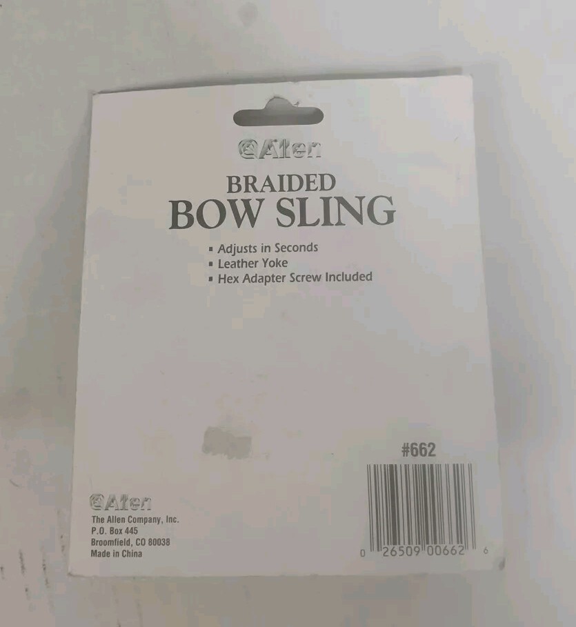 Allen Adjustable Braided Bow Sling NIP