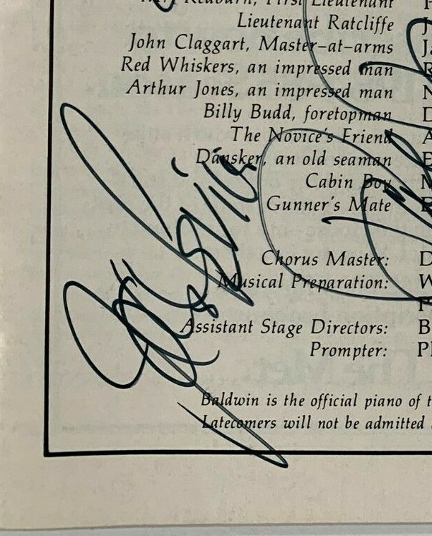 JAMES LEVINE + 3 Others Signed April 1984 Metropolitan Opera Program Stagebill