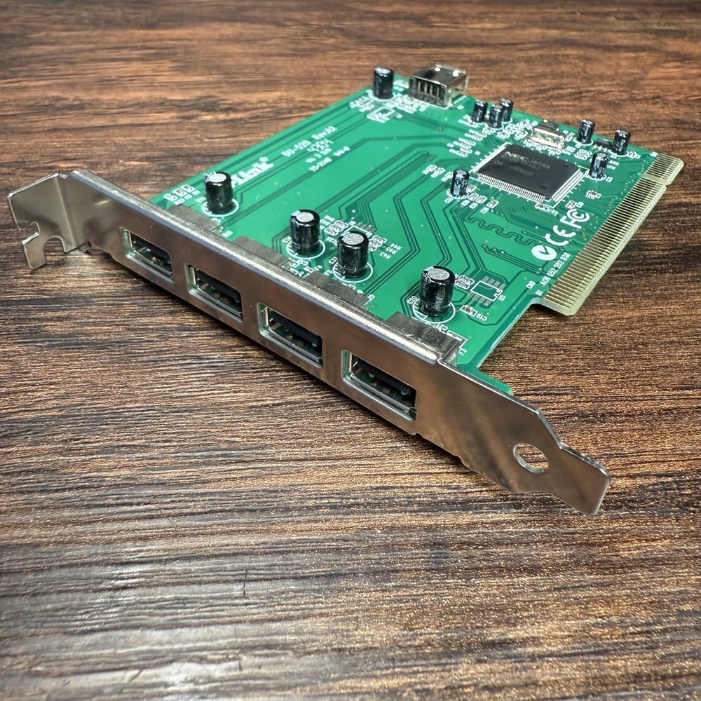 D-Link DU-520 PCI USB 2.0 Controller Card 5-Port | Tested