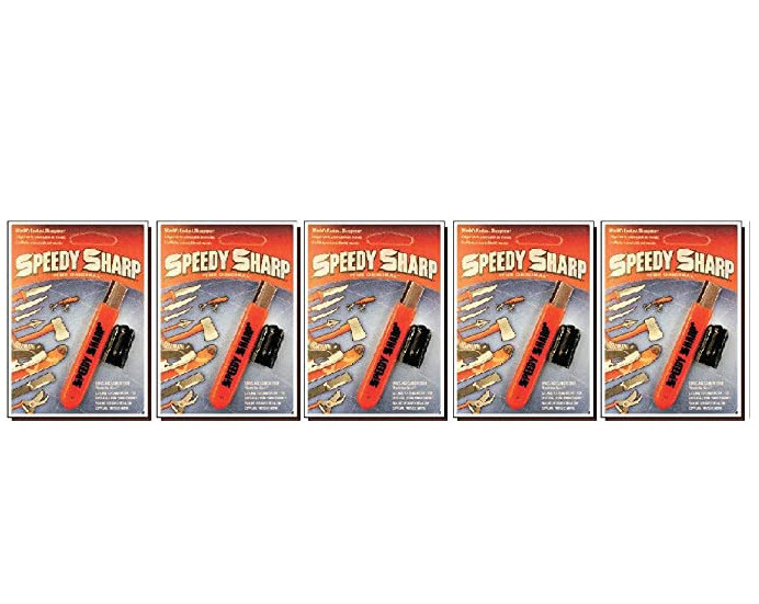 5-PACK x "The Original" Speedy Sharp Carbide Sharpener, Knife Sharpener,  Orange