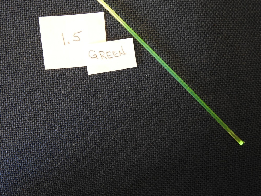 FIBER OPTICS, 1.5 mm green FOR MUZZEL LOADER FRONT SITE