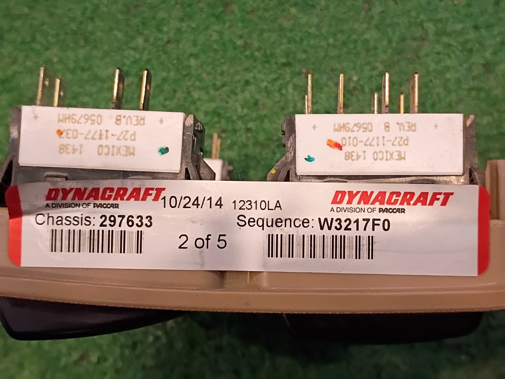 Peterbilt Ignition Dash Trim W/ Buttons