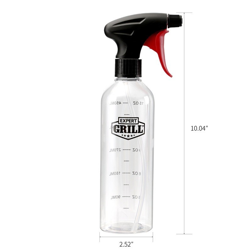 Leak Proof 17oz Spray Bottle 2-Function BBQ Grill Tool Moisture Control New