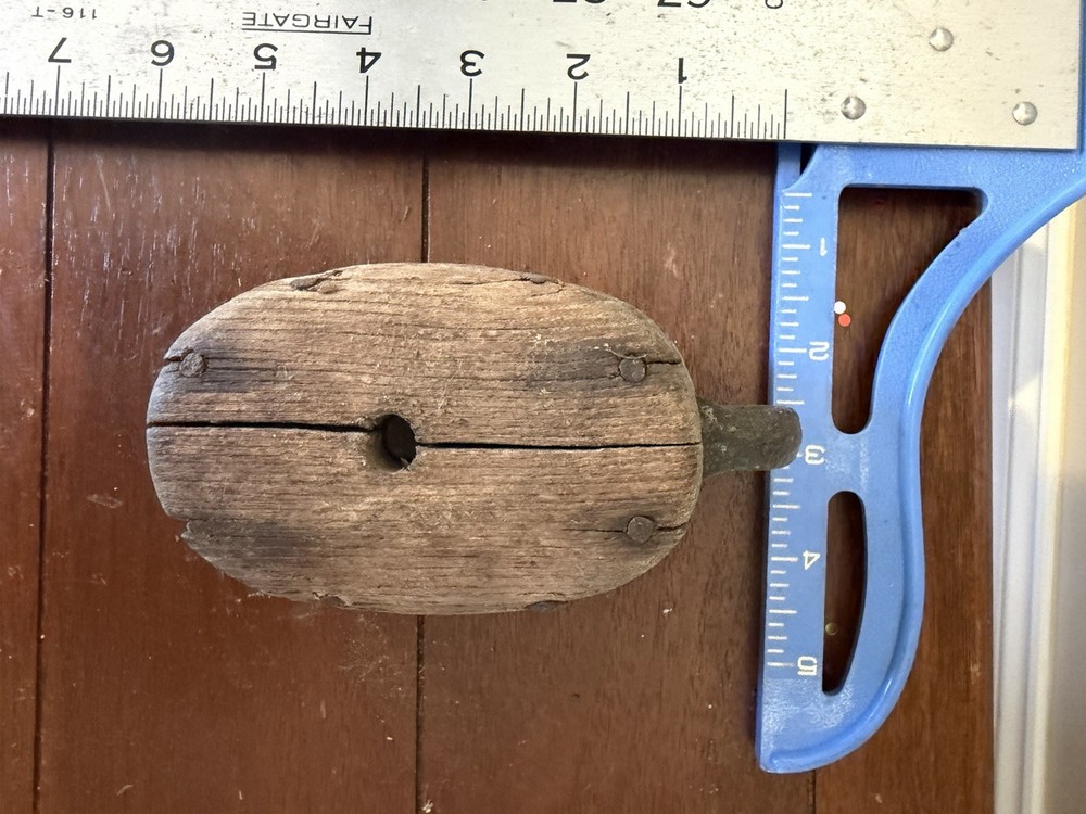 vintage block and tackle pulleys