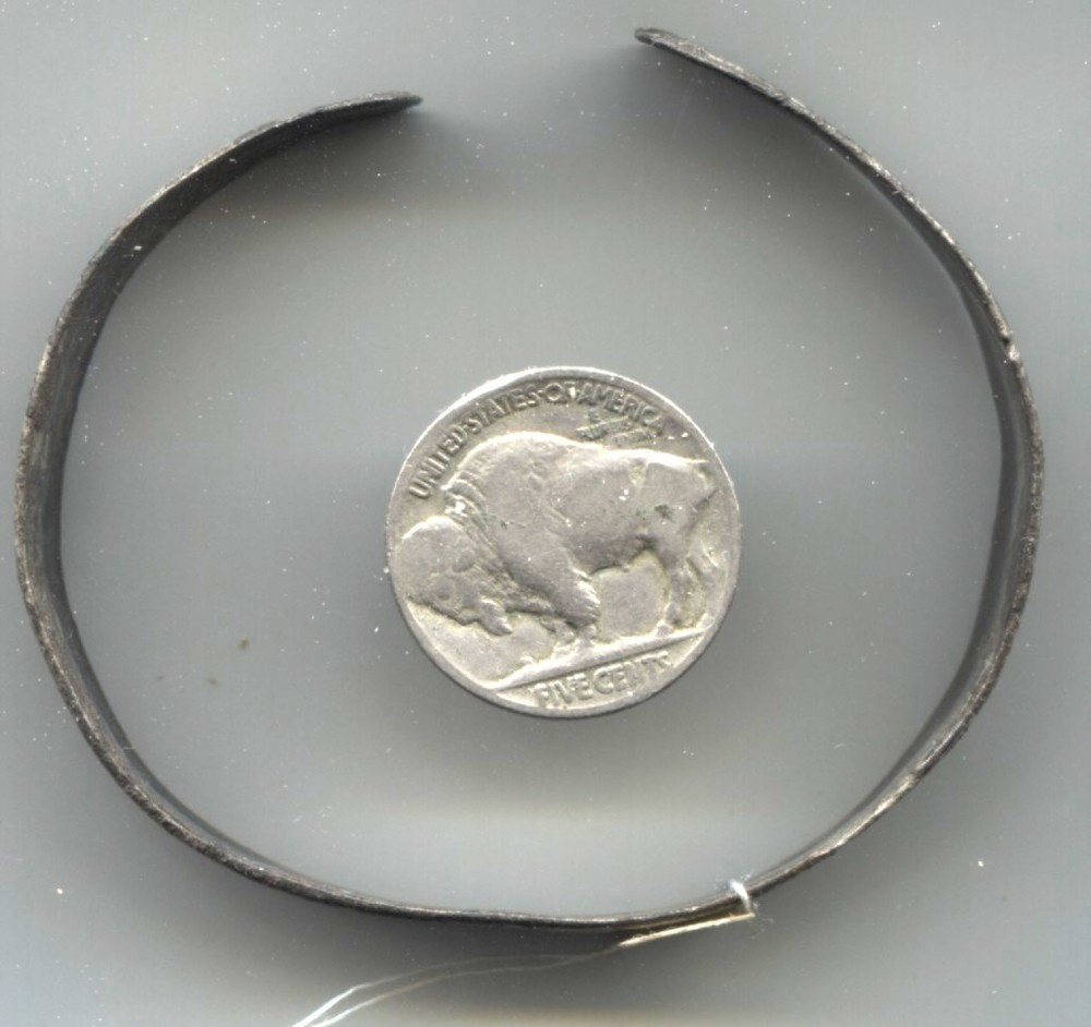 Silver Plated Thin Bracelet Middle Eastern Area, Ancient, See Scans