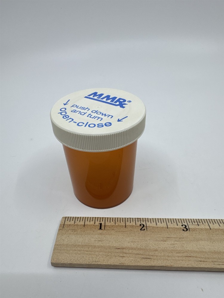 Vintage Nostalgic MMRX Empty Pill Bottle Organizer
