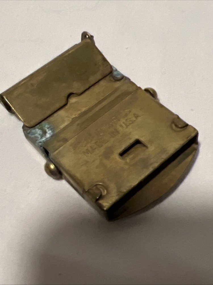 U.S. Military Solid Brass Belt Buckle Pre-Owned