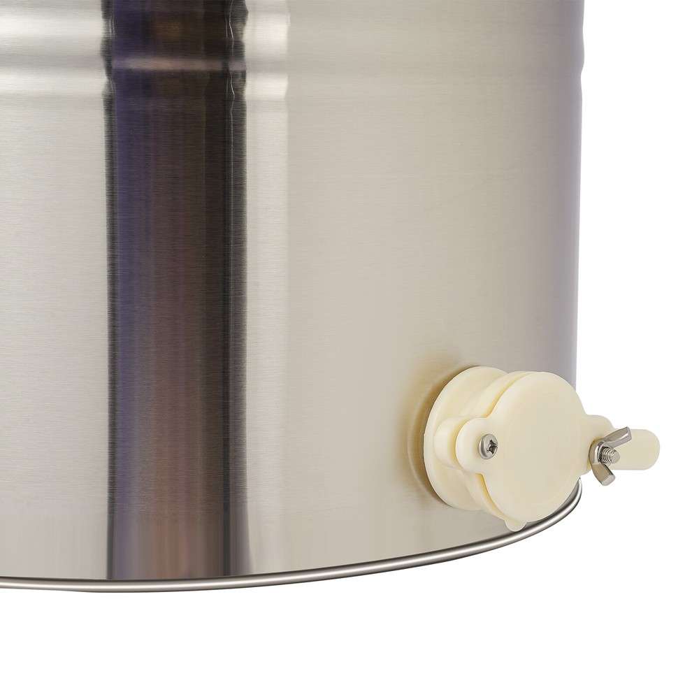 Manual 2 Frame Honey Extractor - Durable Stainless Steel Design