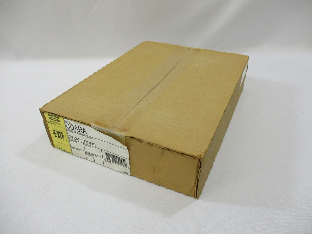 *NEW* HUBBELL CDARA EXIT SIGN DIE CAST LED