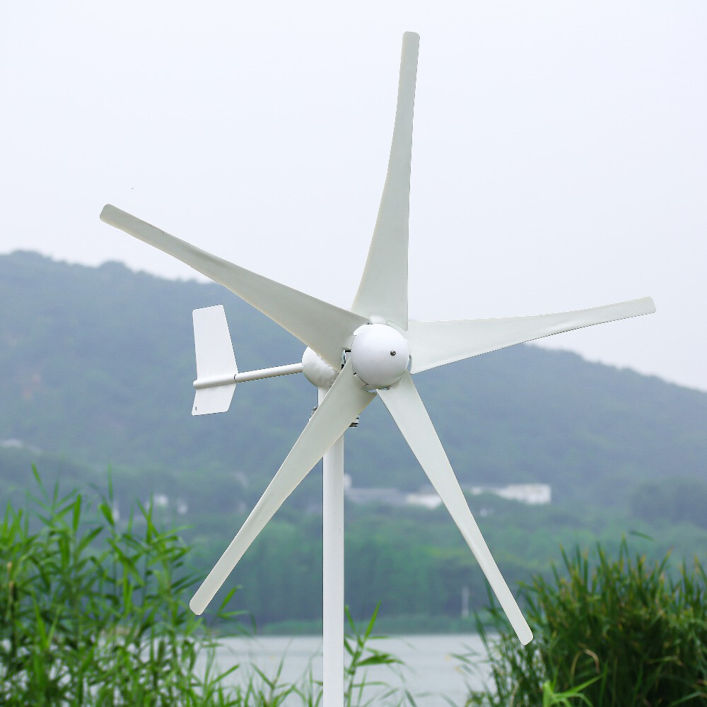 2000W 12V --48V Wind Turbine Generator 3-phase Windmill w/ Charge Controller US