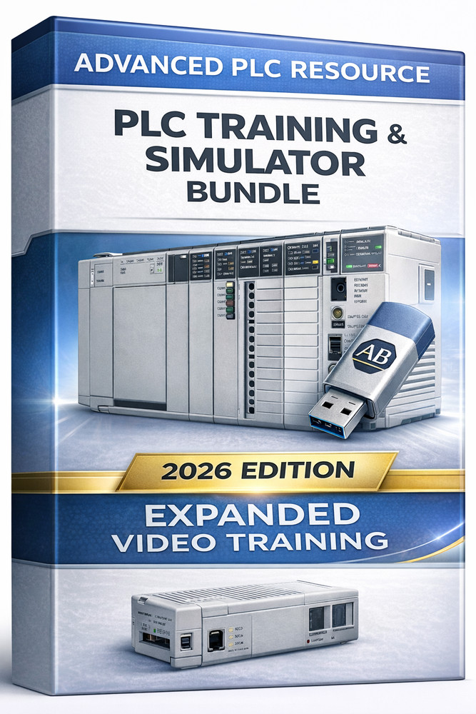 PLC TRAINER & TRAINING COURSE + SIMULATOR | FAST ACCESS & Ref USB (2026 Edition)