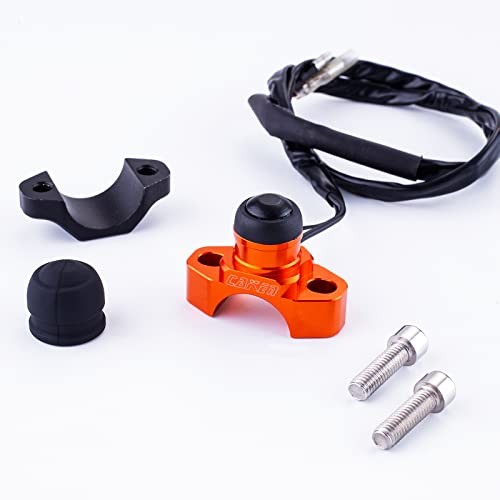 CNC Motorcycle ATV Water Proof Engine Start Stop Kill Switch Button for Gold